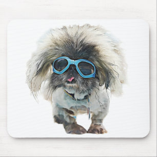 Pekingese Rockstar Mongo Mouse Mat