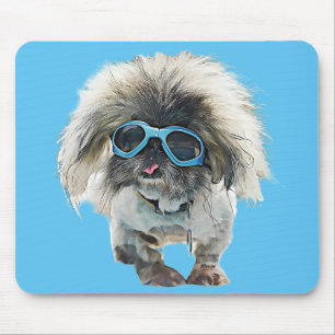 Pekingese Rockstar Mongo Mouse Mat