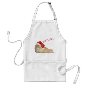 Pekingese Santa Claus Standard Apron