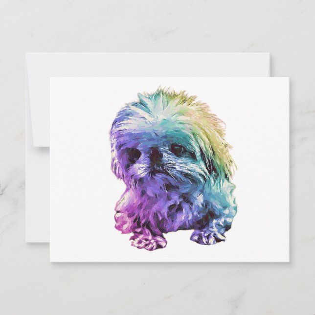 Pekingese Stationery - blank card "Marcus" (Front)