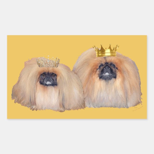 Pekingese Stickers (Front)