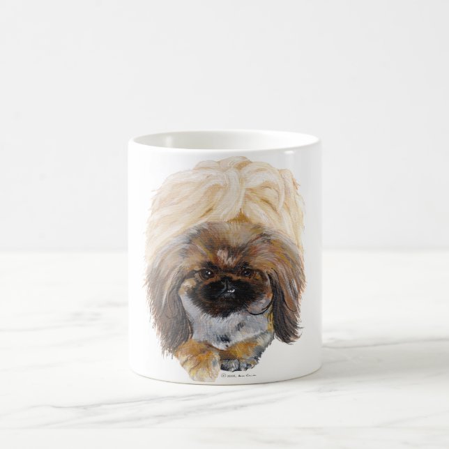 Pekingese Tuffy Coffee Mug (Center)