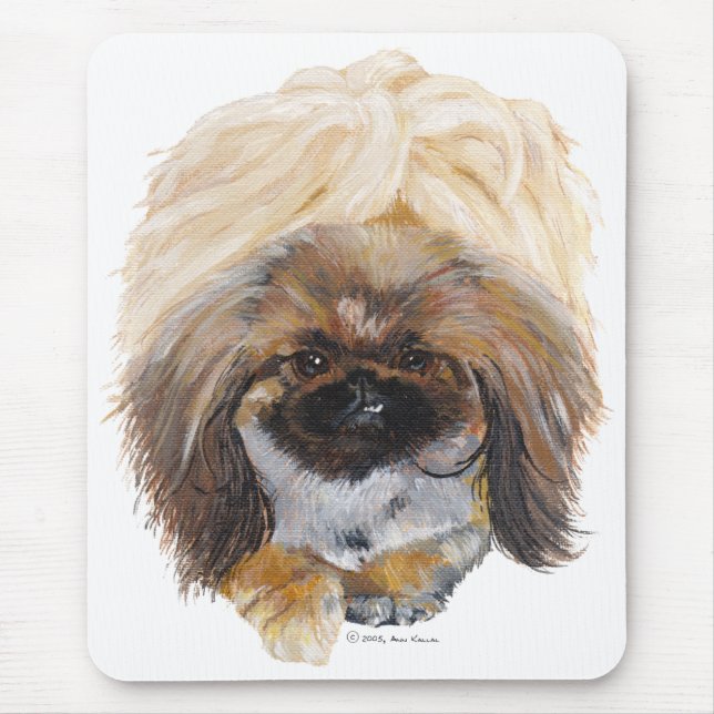 Pekingese Tuffy Mouse Mat (Front)