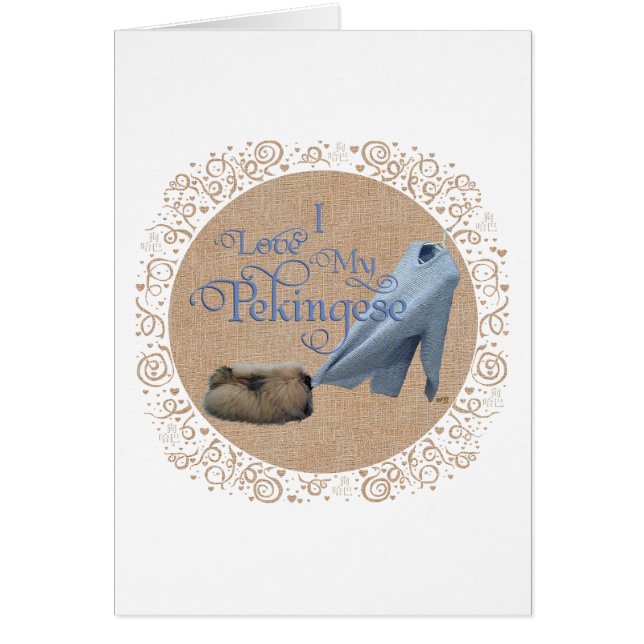 Pekingese Tug-O-War (Front)