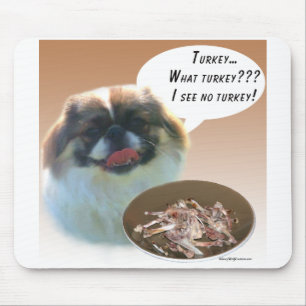 Pekingese Turkey Mouse Mat