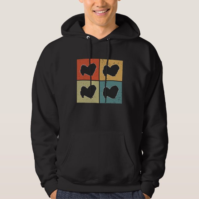 Pekingese Vintage  3 Hoodie (Front)
