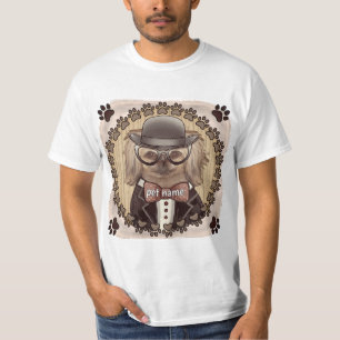 Pekingese wearing glasses t-shirt
