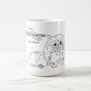 Pekingese Wit and Wisdom Coffee Mug
