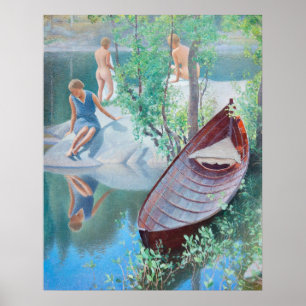 Pekka Halonen Summer idyll 1931 Finland Poster