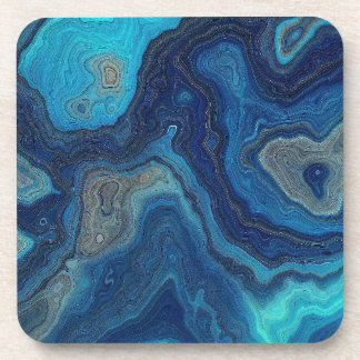 “Pelagic Contours” – An Abstract Seascape Coaster
