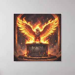 Pelasgian Altar of the Flaming Eagle 0 Canvas Print