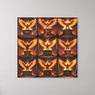 Pelasgian Altar of the Flaming Eagle IX Canvas Print