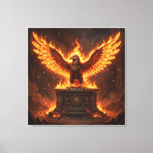 Pelasgian Altar of the Flaming Eagle VII Canvas Print