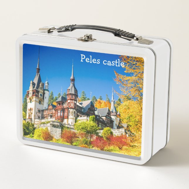 Peles castle metal lunch box (Front)