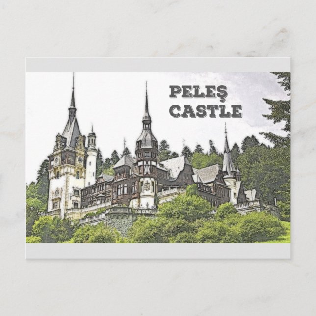 Peles Castle Postcard (Front)
