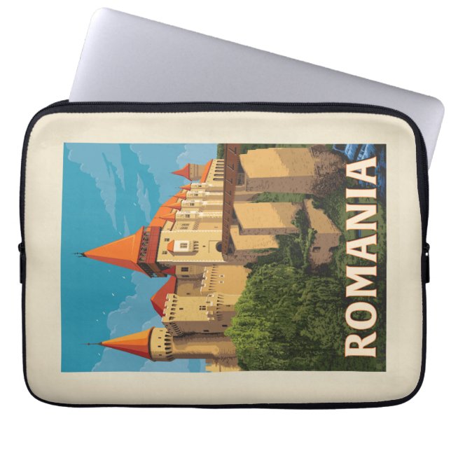 Peles Castle Romania Laptop Sleeve (Front)