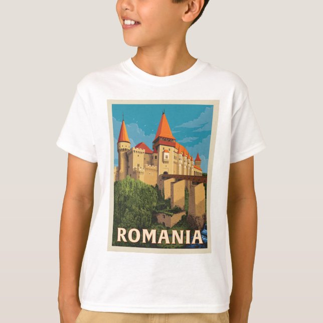 Peles Castle Romania T-Shirt (Front)