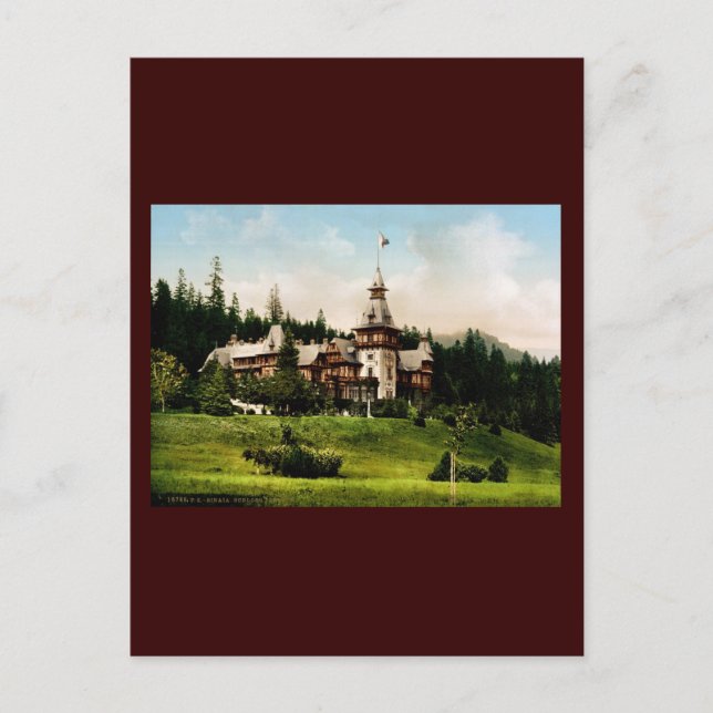 Peles Castle Sinaia Romania Postcard (Front)