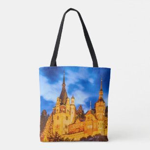 Peles castle Sinaia Tote Bag