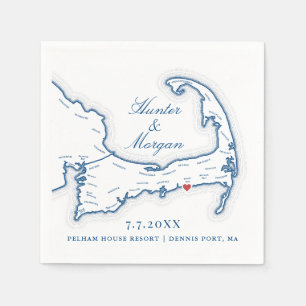 Pelham House Resort Wedding Cocktail Napkins