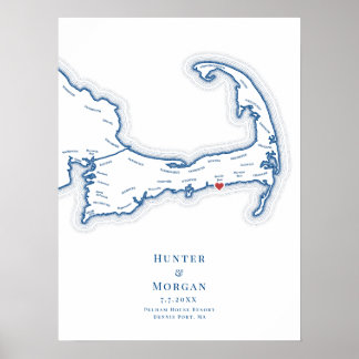 Pelham House Resort Wedding Guest Book Poster