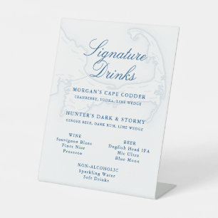 Pelham House Resort Wedding Signature Drinks Sign