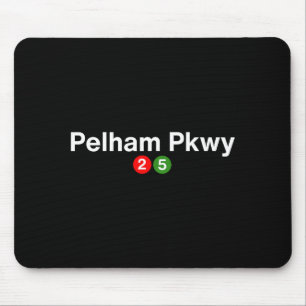 Pelham parkway new york subway station stop bronx mouse mat