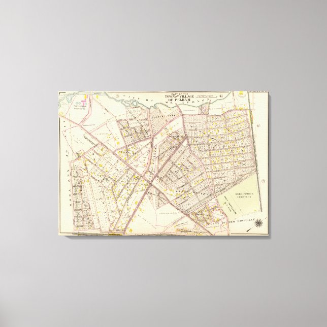Pelham town, New York Canvas Print (Front)