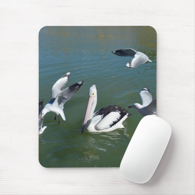 Pelican And The  Gate Crashers,  Mouse Mat (With Mouse)
