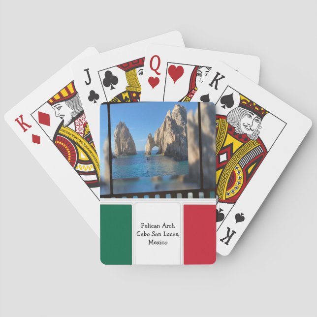 Pelican Arch, Cabo San Lucas  Playing Cards (Back)
