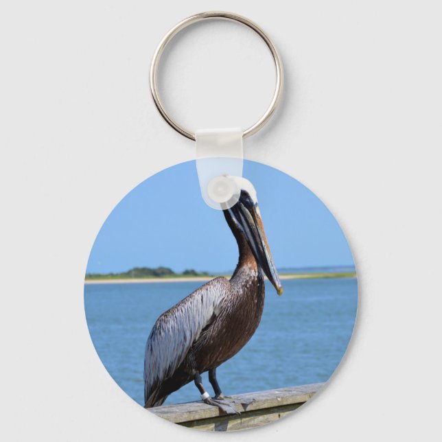 Pelican at Southport Key Ring (Front)