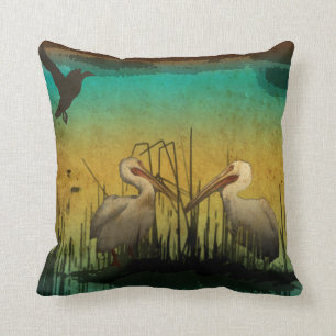 Pelican Bird Pillow