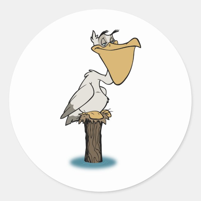 Pelican - Bird Rescue Classic Round Sticker (Front)