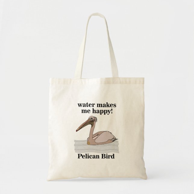 Pelican Bird Tote Bag (Front)