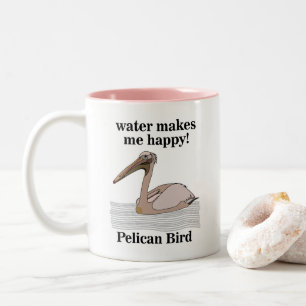 Pelican Bird Two-Tone Coffee Mug