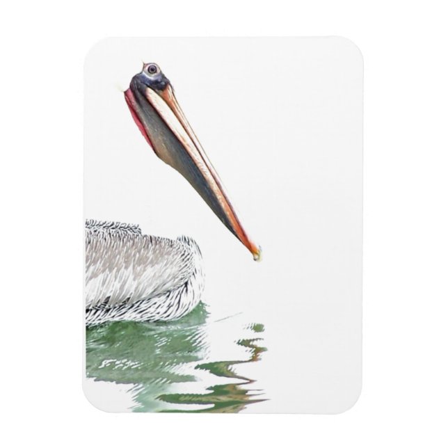 Pelican Birds Wildlife Animals Beach Magnet (Vertical)