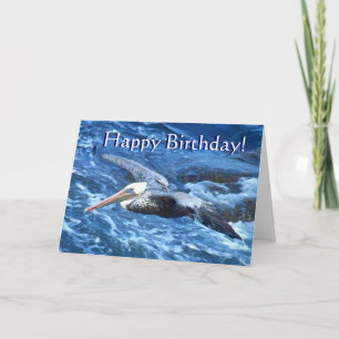 Pelican Birthday Card