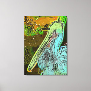 PELICAN CANVAS PRINT