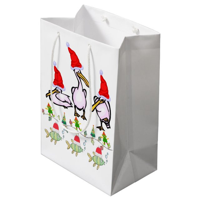 Pelican Christmas Gift Bags (Back Angled)