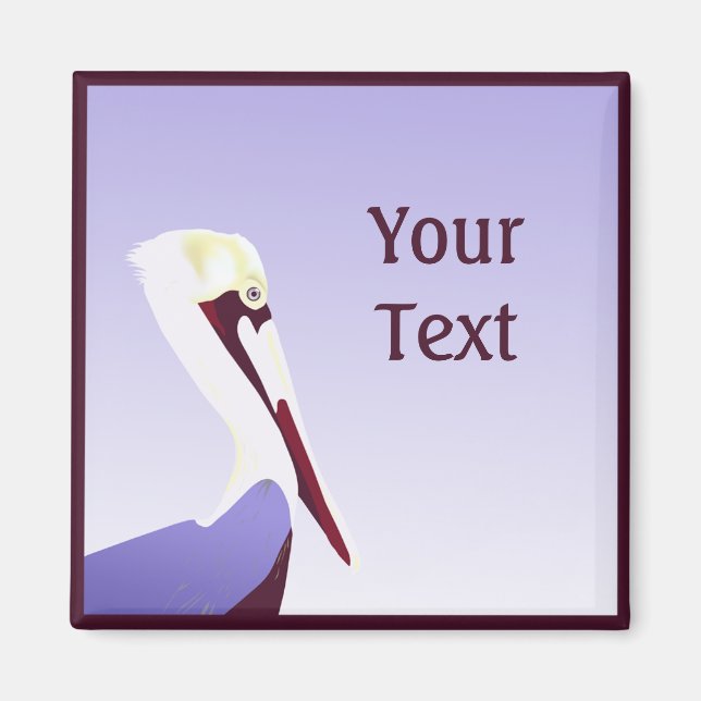 Pelican Custom Magnet (Front)