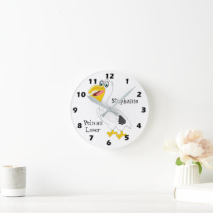 Pelican Design Personalised Round Clock