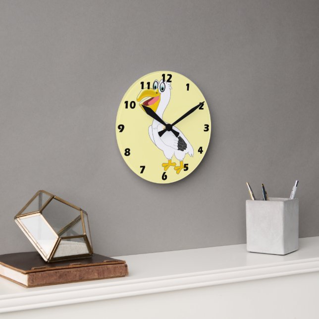 Pelican Design Round Clock (Office)