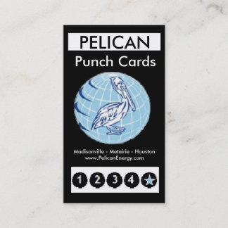 Pelican Energy Punch Cards 20