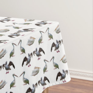 Pelican Frenzy Tablecloth (choose colour)