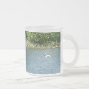 Pelican Frosted Glass Mug