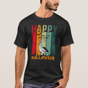 Pelican  Girls Boys Retro Style Halloween Dinner P T-Shirt