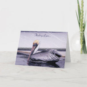 Pelican Gliding Card