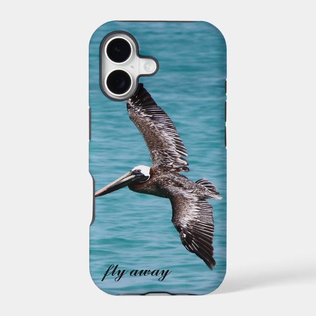 Pelican in flight (Back)