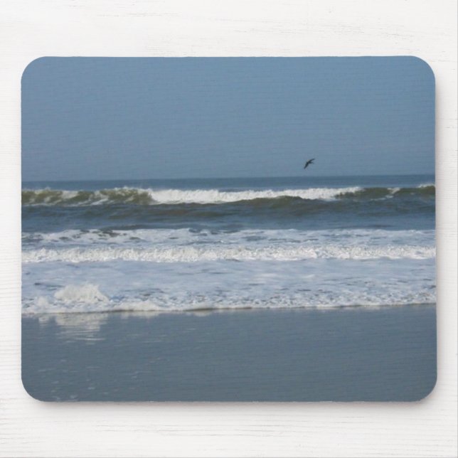 Pelican in the surf mouse mat (Front)