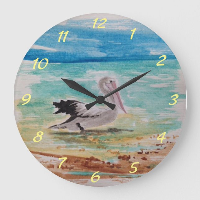 Pelican Large Clock (Front)